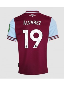 West Ham United Edson Alvarez #19 Domaci Dres 2024-25 Kratak Rukavima